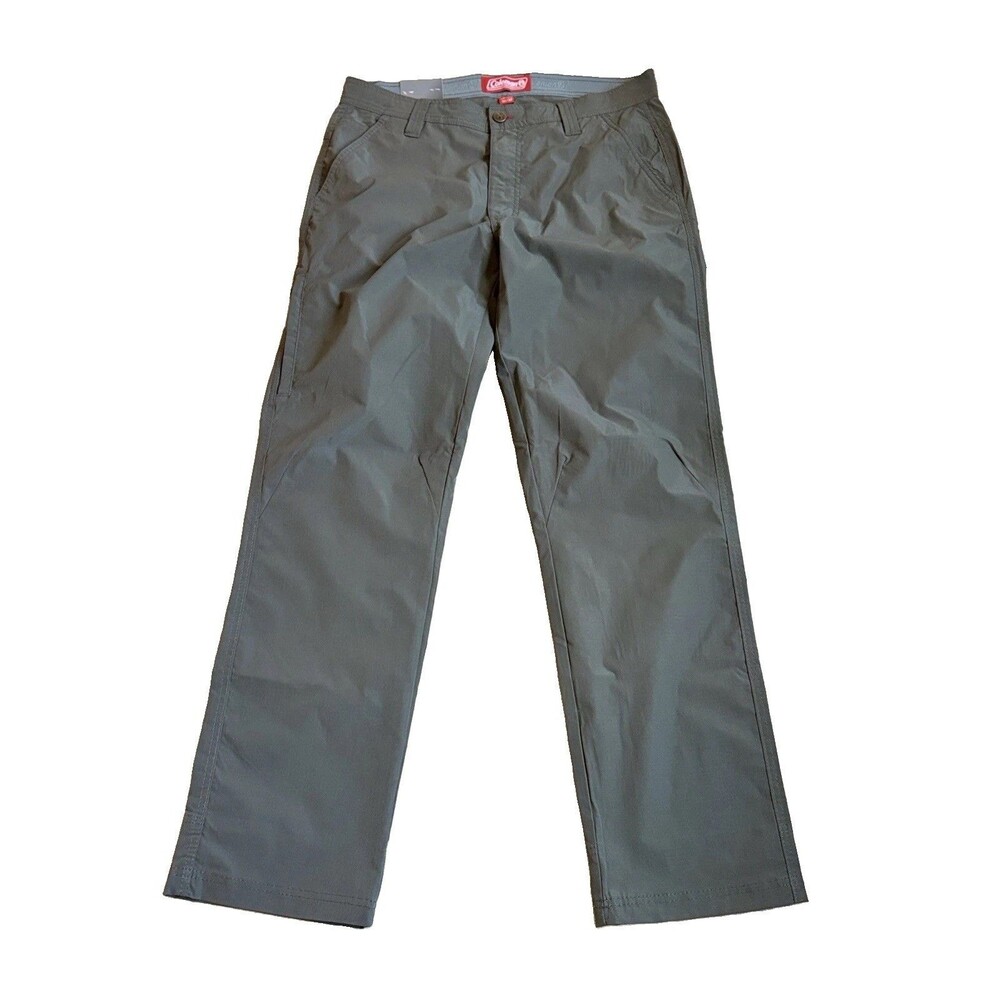 Coleman Men's Hybrid Hiking Pants 32x32 NWT Gray Beluga Stretch Ripstop Utility
